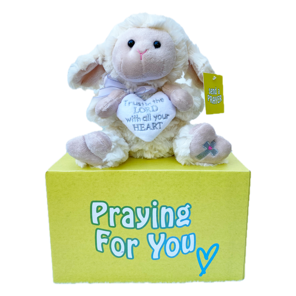 send a PRAYER - Lyric plush lamb - send a PRAYER to a friend - sendaprayernow.com