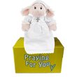 send a PRAYER True Christening Lamb stuffed animal plushie care package