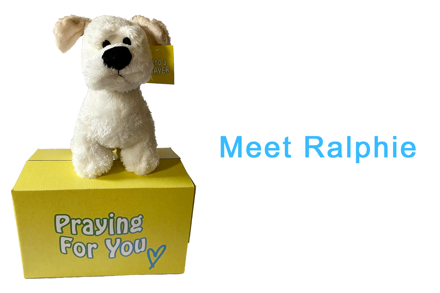 ralphie the dog send a prayer send a plushie