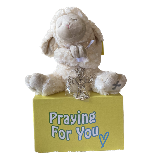 Sobi — send a PRAYER - SOBI the Serenity Lamb - stuffed animal - sendapraynernow.com