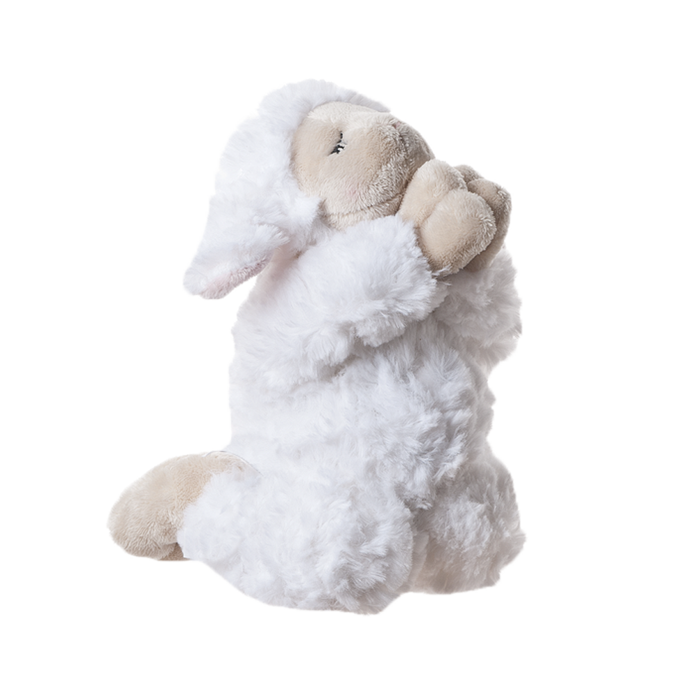 send a PRAYER - PINKLEE the Praying  Lamb plushie – an inspirational gift stuffed animal care package perfect for spreading love and faith.- sendaprayernow.com