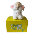 send a PRAYER - PINKLEE Praying Lamb  - stuffed animal care package - sendaprayernow.com