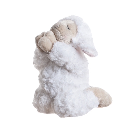 send a PRAYER - PINKLEE Praying Lamb - stuffed animal - sendaprayernow.com