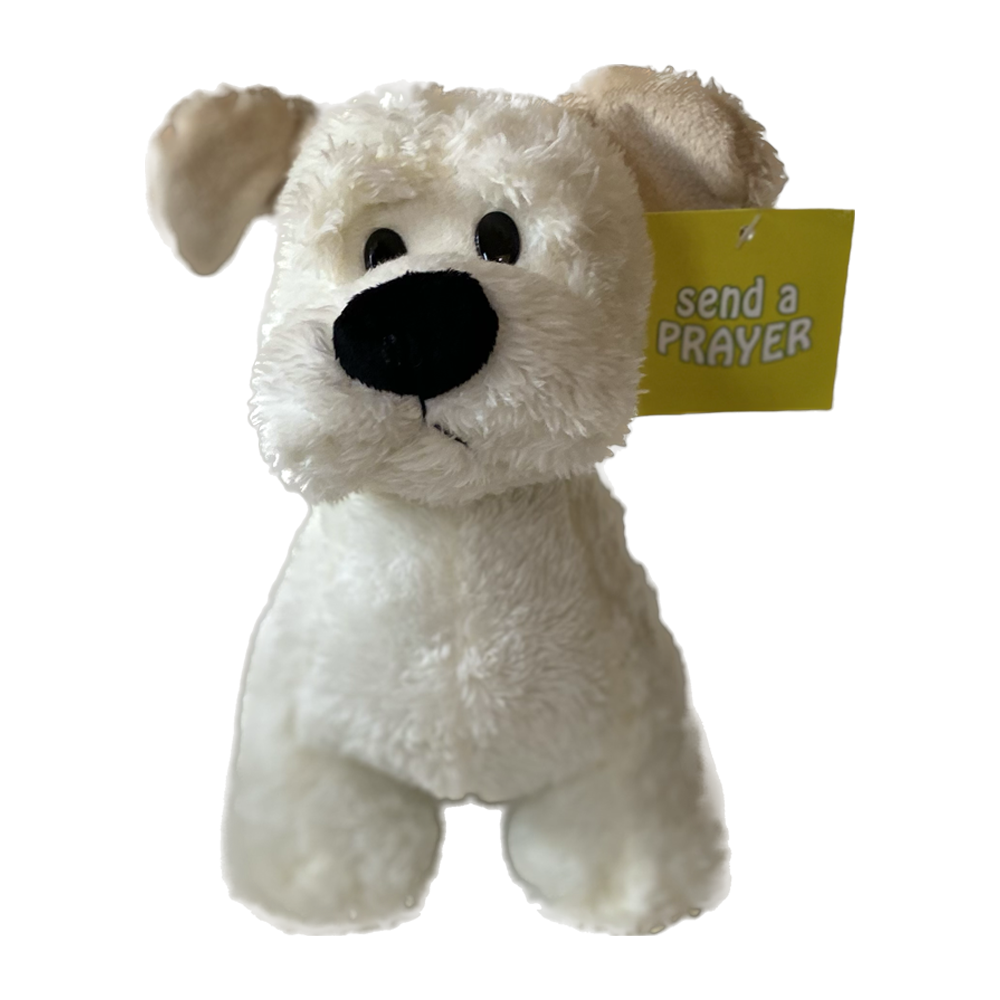 RALPHIE the Dog - send a PRAYER - stuffed animal care package - sendaprayernow.com